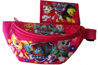 Pasová taška PAW PATROL + ružová peňaženka ako darček